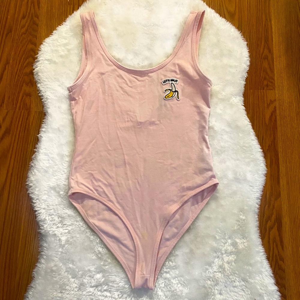 Pink bodysuit from Forever 21
